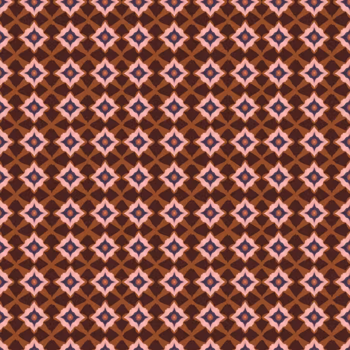 Behang - Geometrisch - Sierlijk - Bruin