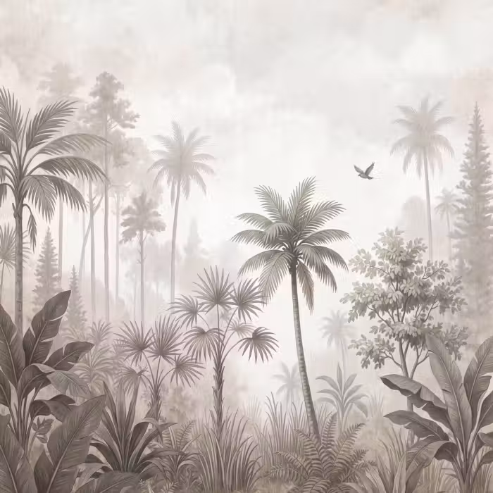 Behang - Jungle - Palmbomen - Natuur