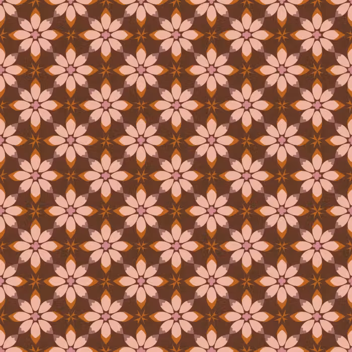 Behang - Klassiek - Retro - Bruin