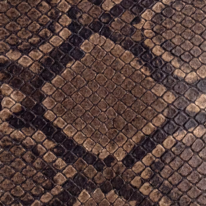 Behang - Python - Schubben - Brons