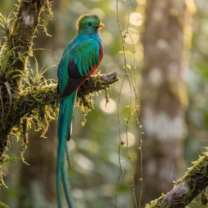 Behang - Quetzal - Jungle - Natuur - Groen