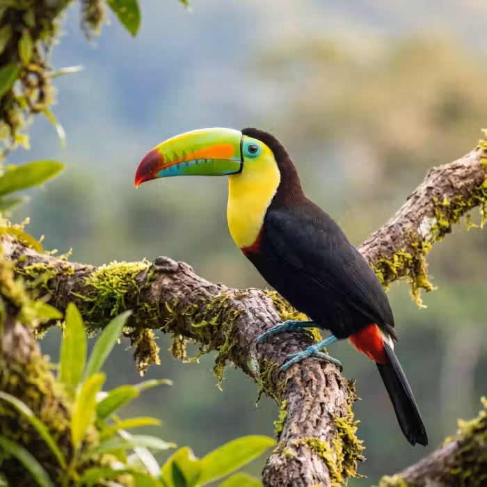 Behang - Toekan - Jungle - Natuur - Kleurrijk
