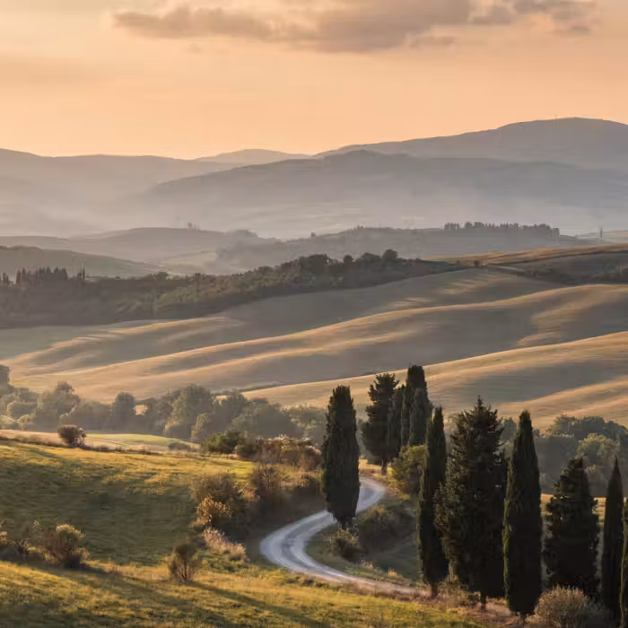 Behang - Toscaans - Landschap - Heuvels