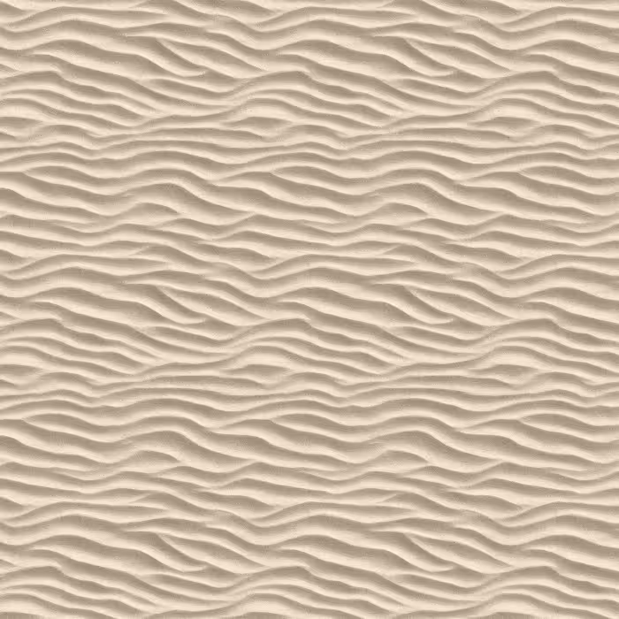 Behang - Zand - Golven - Beige