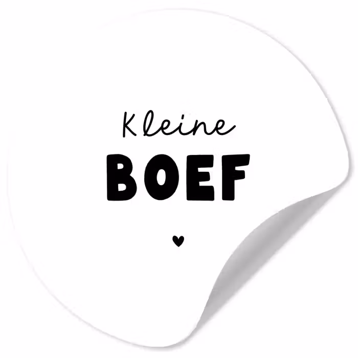 Behangcirkel - Kinderen - Quotes - Kleine boef - Spreuken