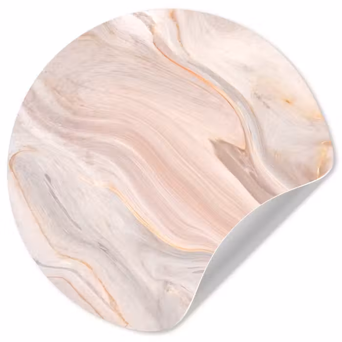 Behangcirkel - Marmer - Patroon - Pastel - Abstract - Marmerlook - Luxe