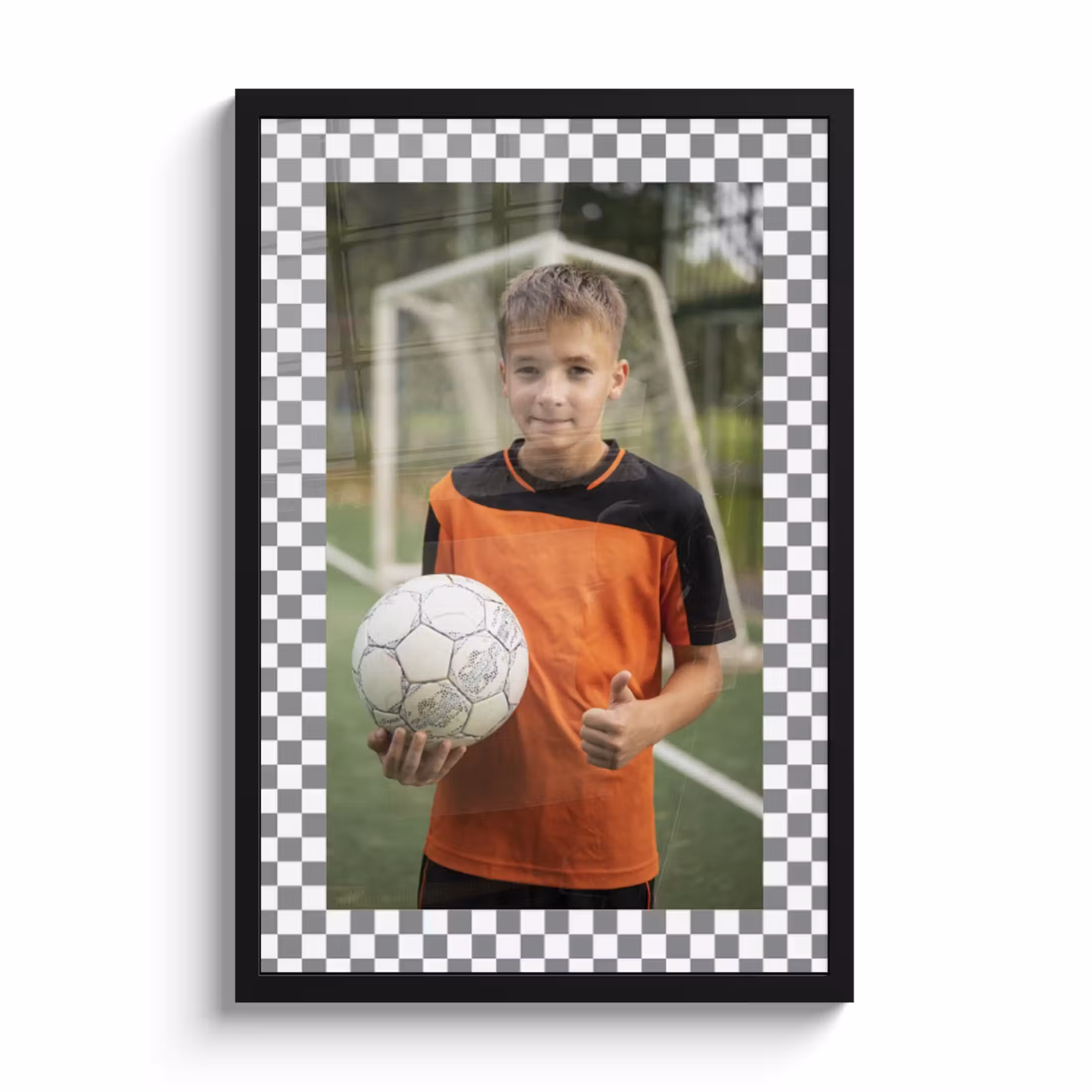 Foto in lijst - Blokjes