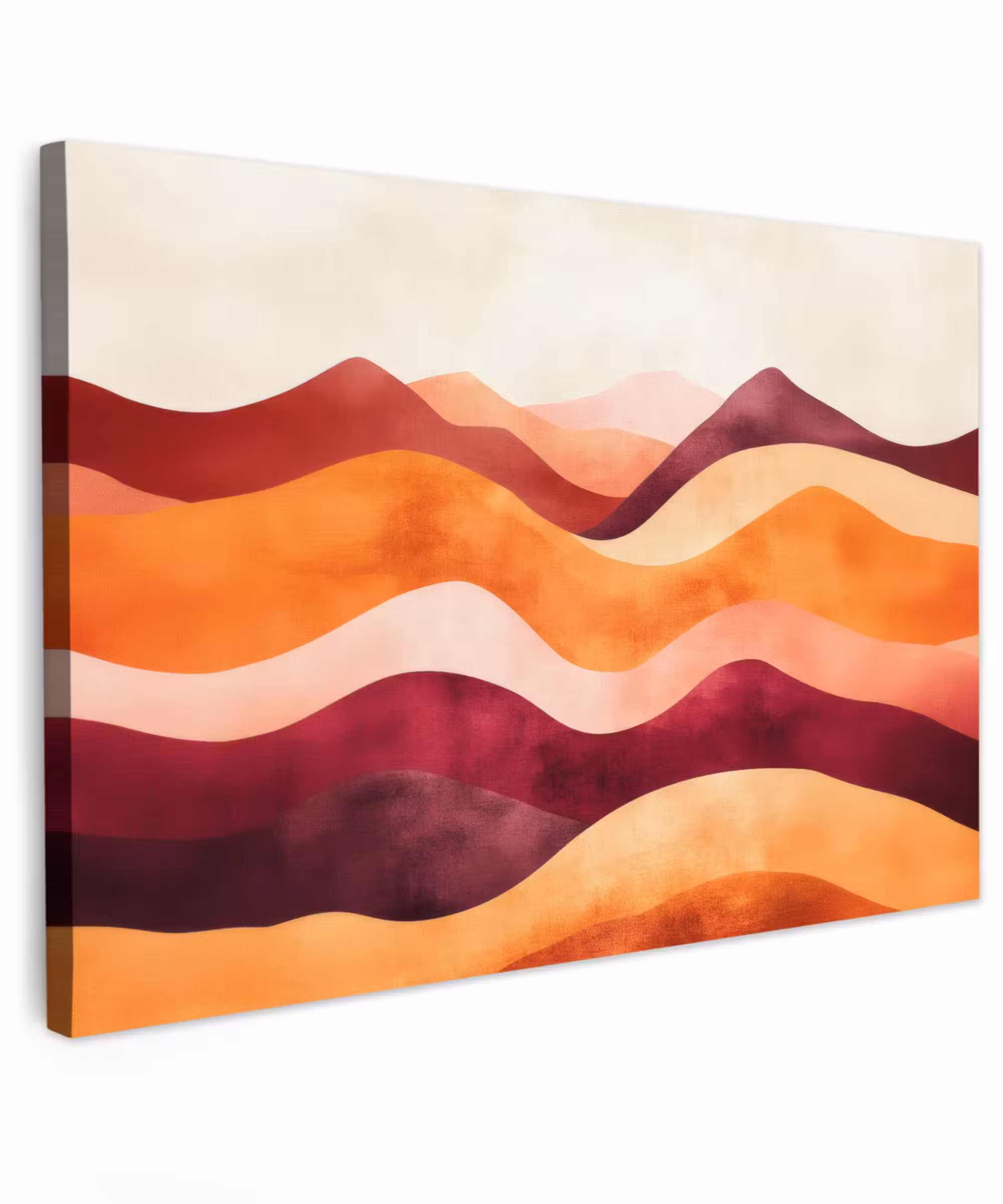 Buiten canvas - Abstract - Landschap - Golven