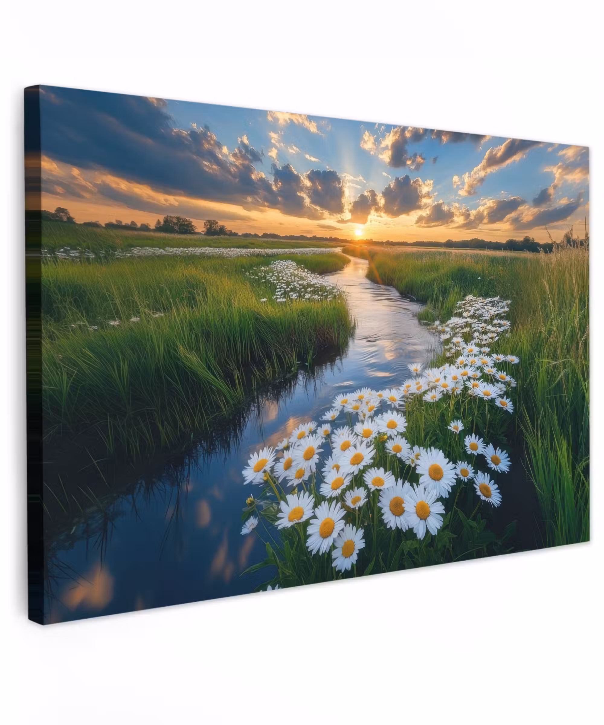 Buiten canvas - Beekje - Landschap - Margriet