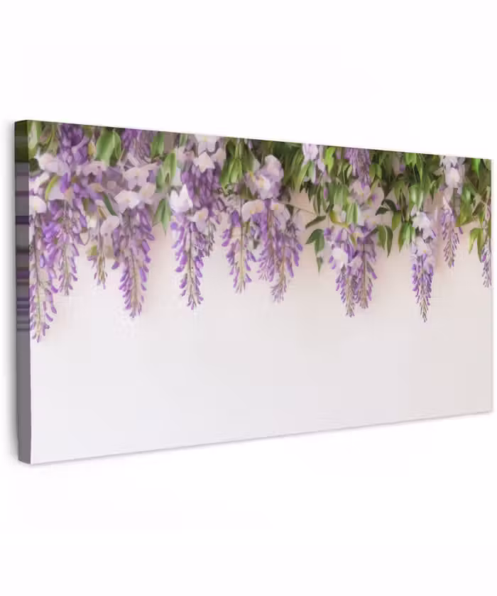 Buiten canvas - Blauwe regen - Bloemen - Paars