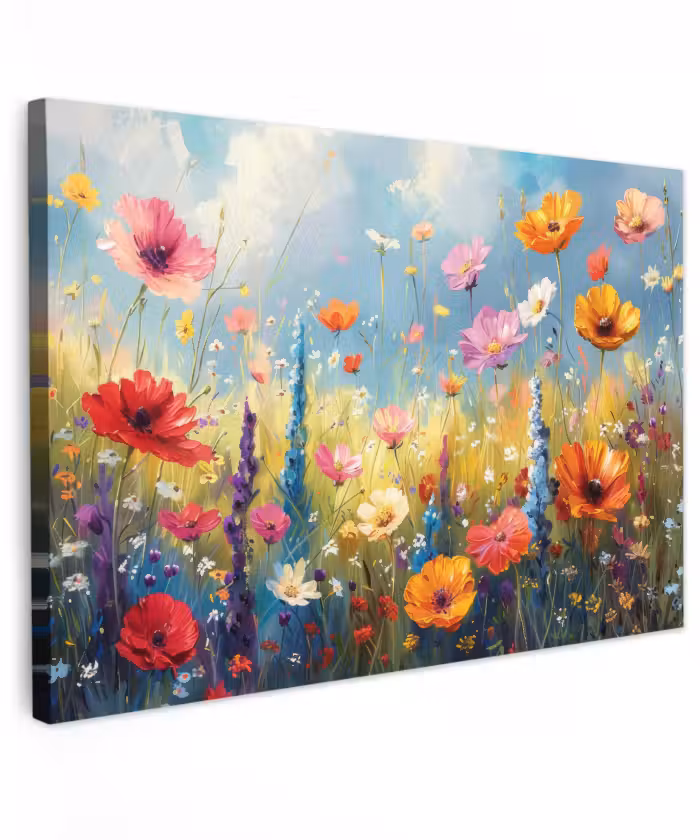 Buiten canvas - Bloemen - Natuur - Botanisch - Kunst