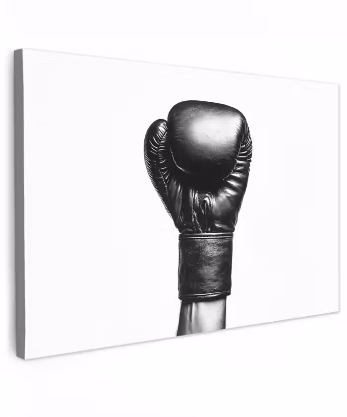 Buiten canvas - Bokshandschoen - Zwart - Hand