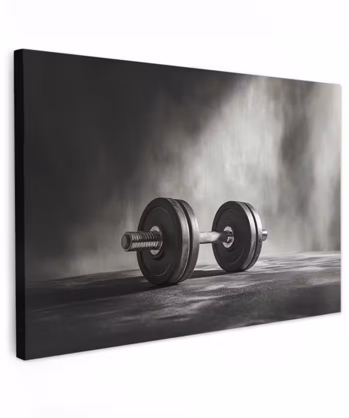 Buiten canvas - Halter - Gewichten - Zwart