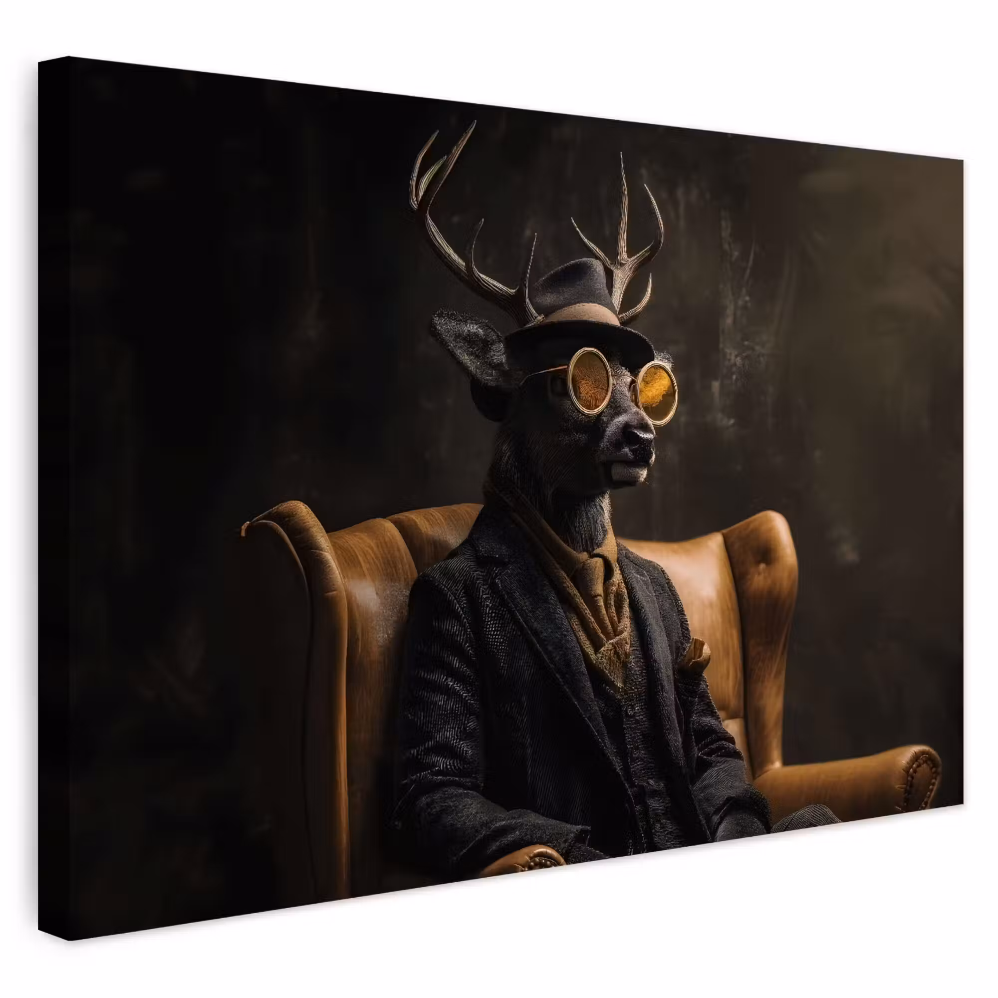 Buiten canvas - Hert - Zonnebril - Zwart - Pak