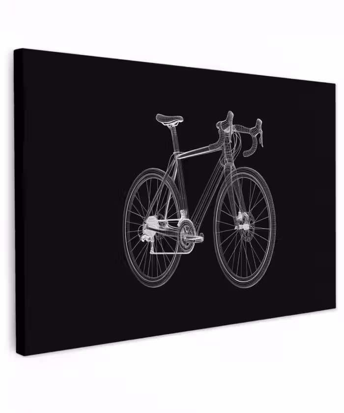Buiten canvas - Lijnen - Illustratie - Wit