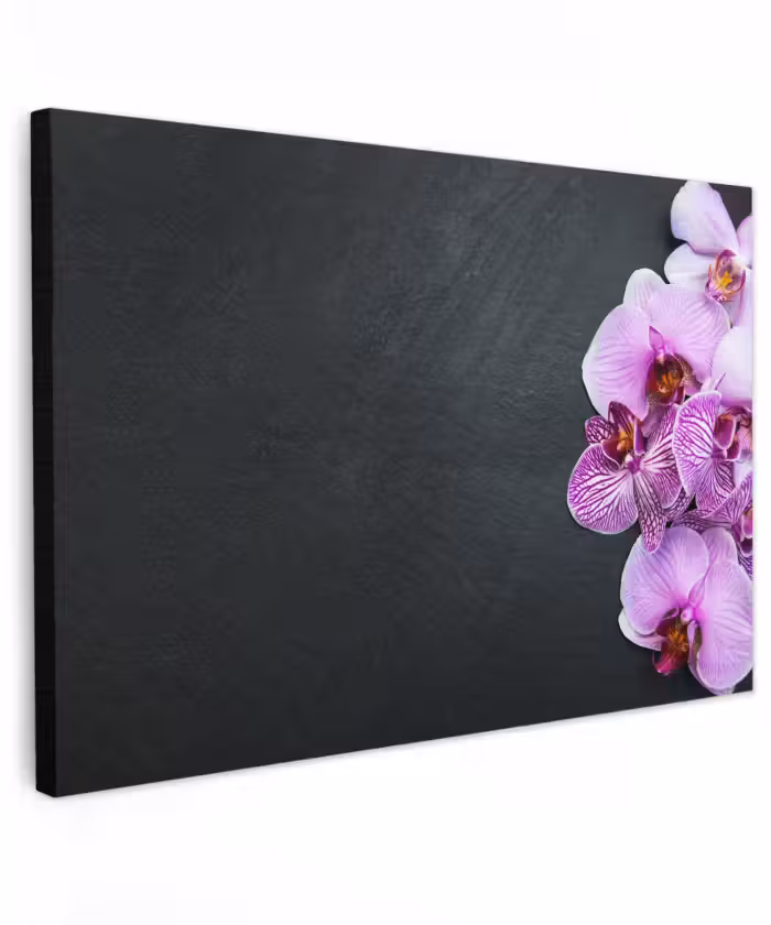 Buiten canvas - Orchidee - Bloemen - Roze - Flora