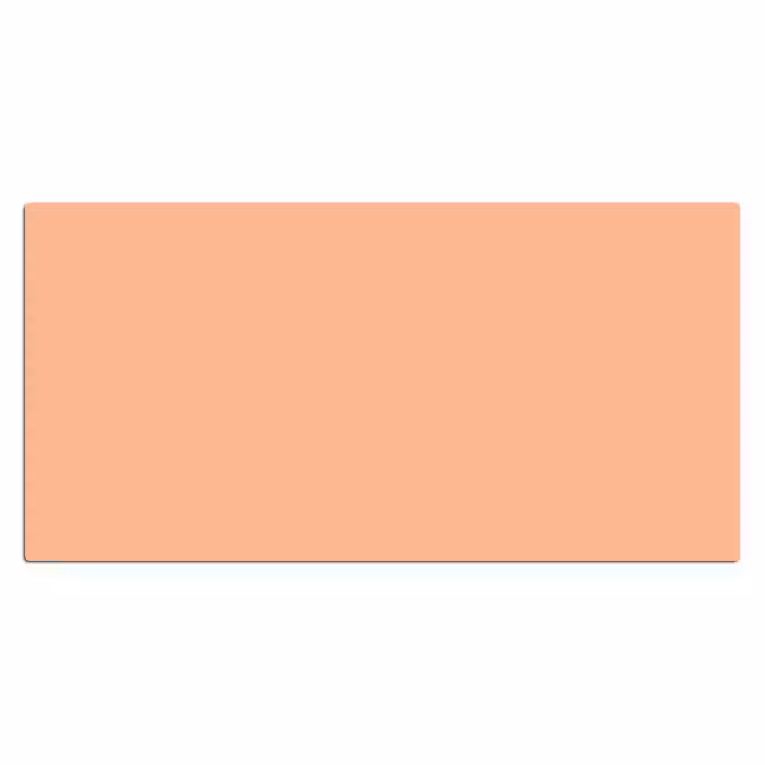 Bureau onderlegger - Abrikoos - Roze - Pastel - Effen - Kleur