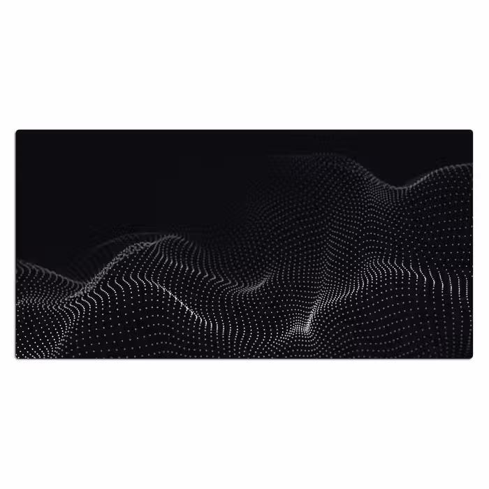 Bureau onderlegger - abstract-zwart-wave-gaming