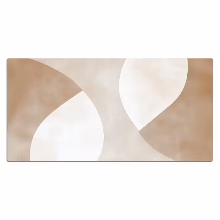 Bureau onderlegger - Bruin - Japandi - Abstract