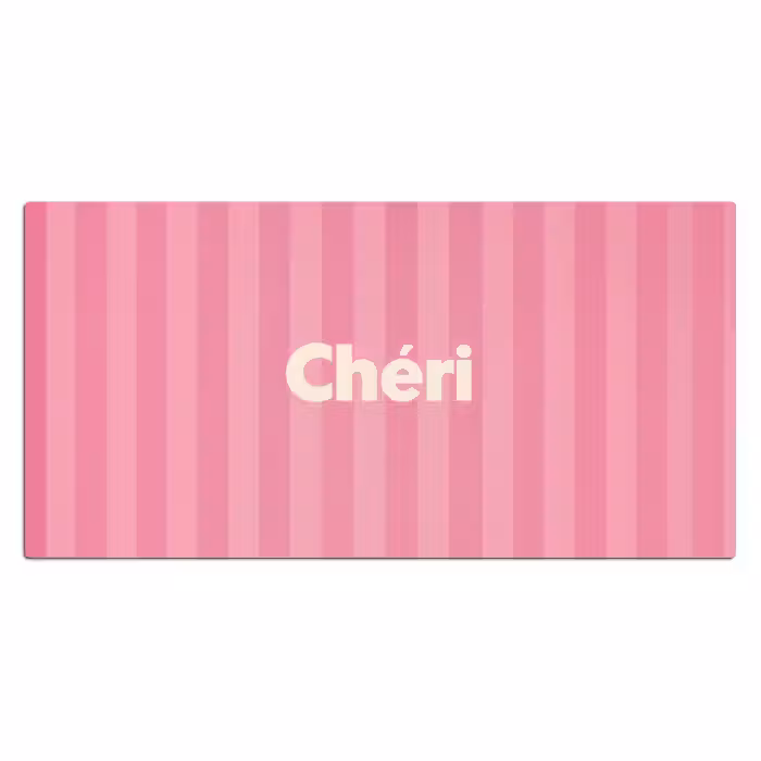 Bureau onderlegger - Gestreept - Roze - Chéri