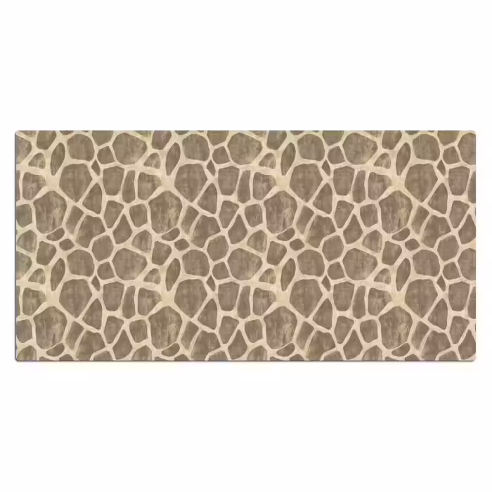 Bureau onderlegger - Giraf - Patroon - Beige - Bruin