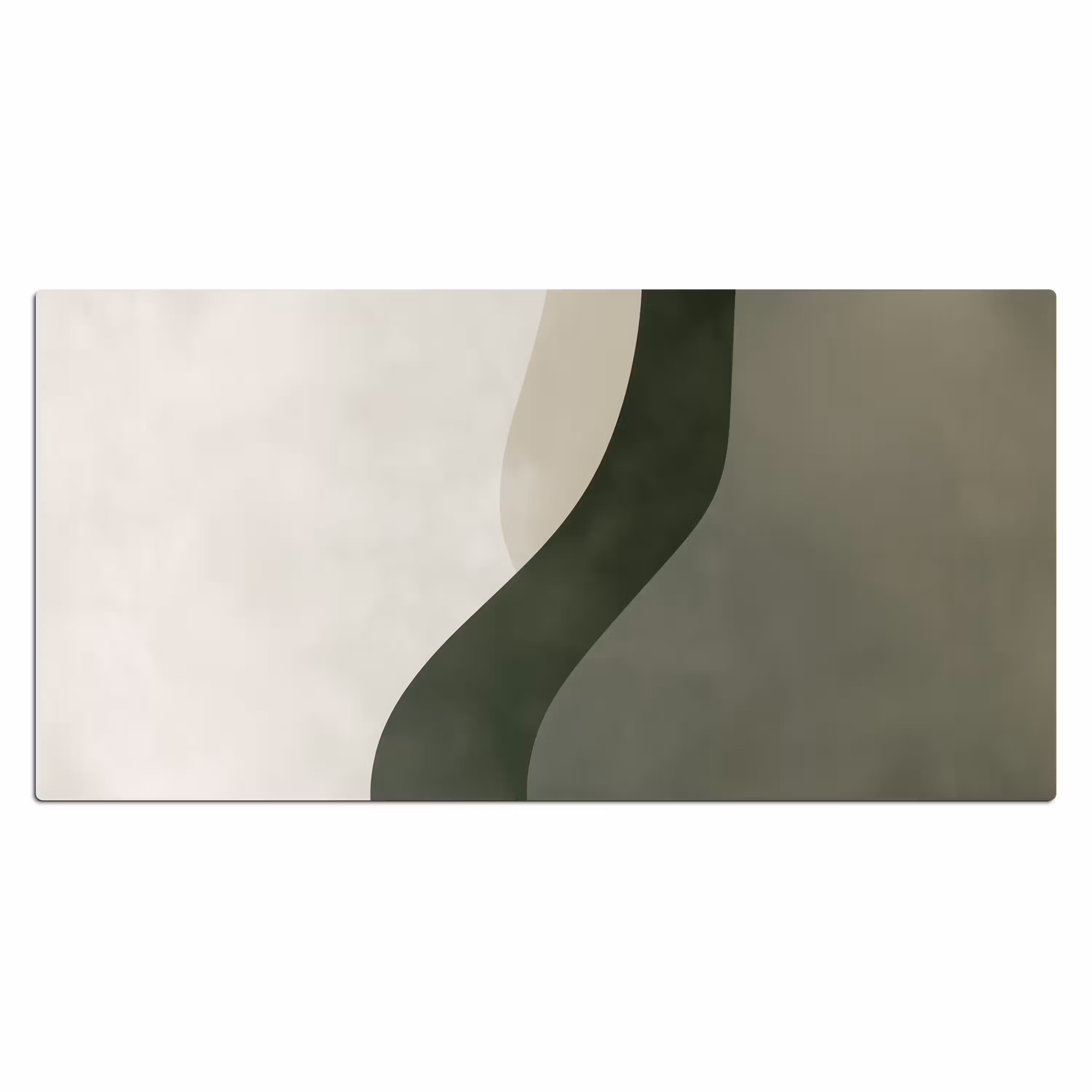 Bureau onderlegger - Japandi - Groen - Abstract - Modern