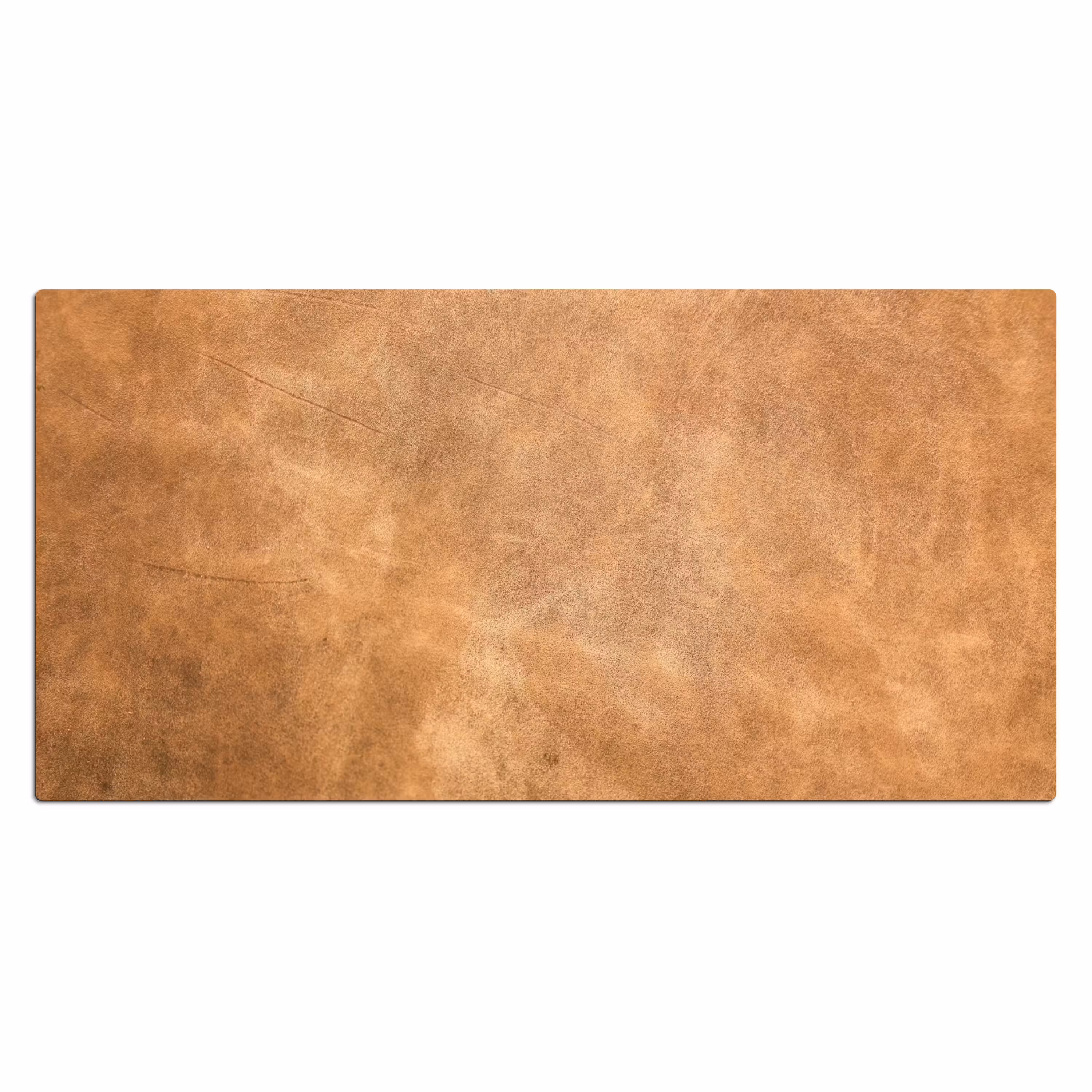Bureau onderlegger - leer-structuur-lederlook-bruin