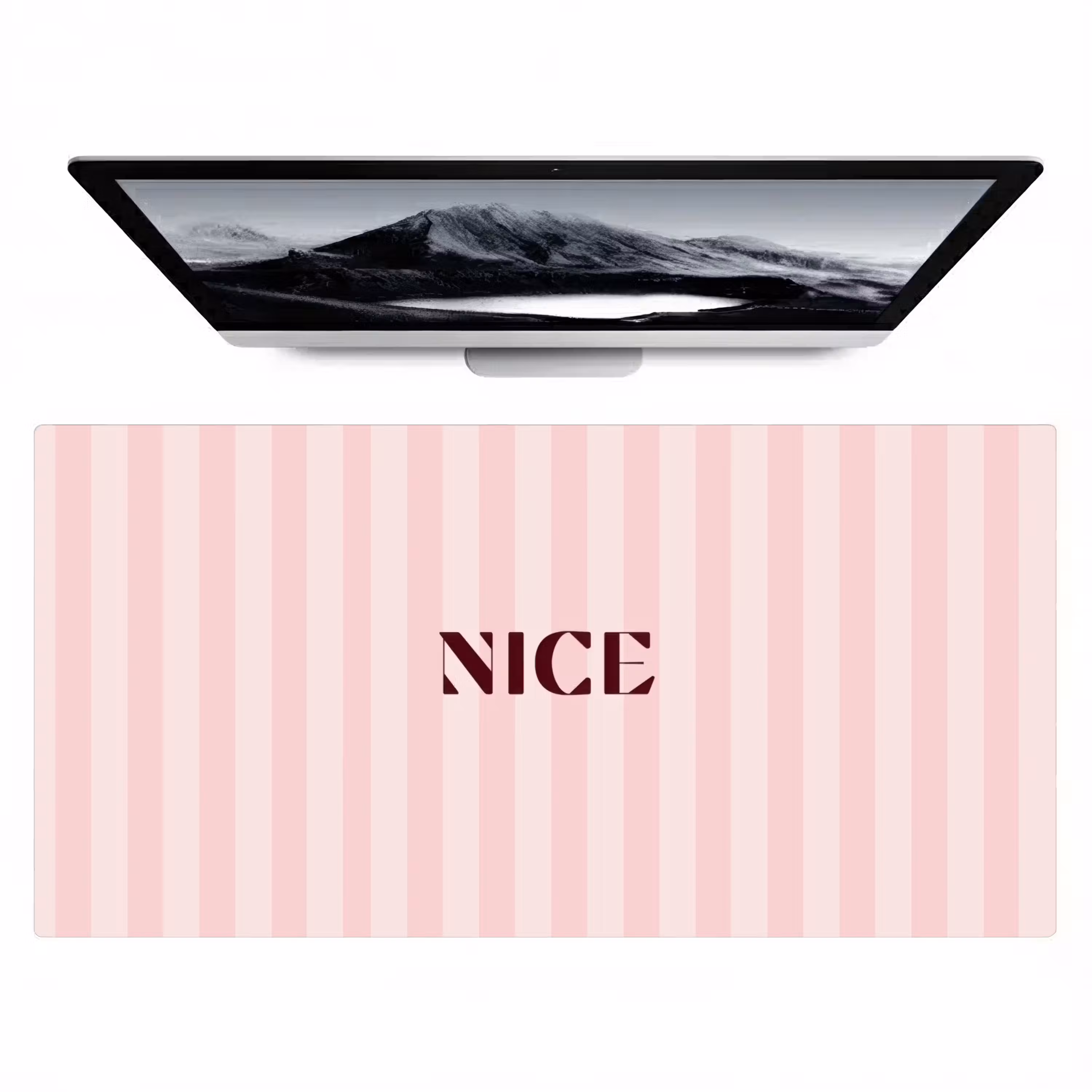 Bureau onderlegger - Nice - Strepen - Roze
