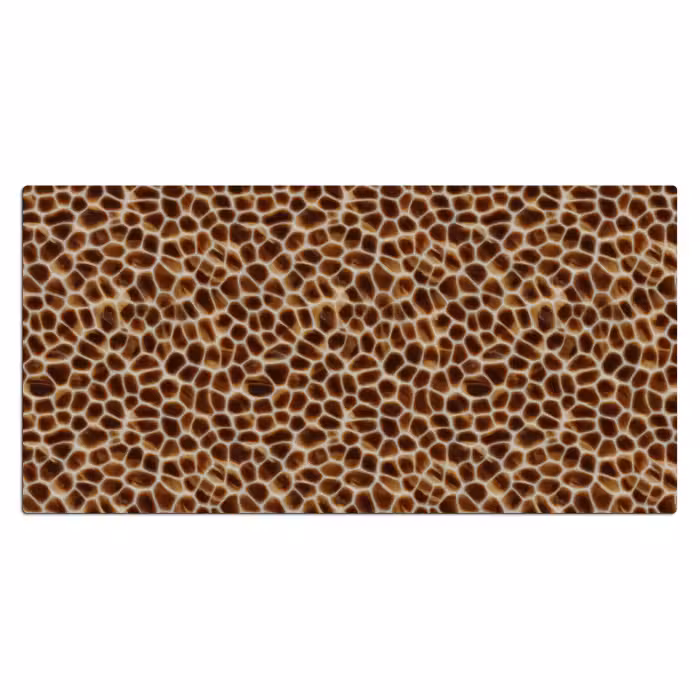 Bureau onderlegger - Schildpad - Bruin - Patroon