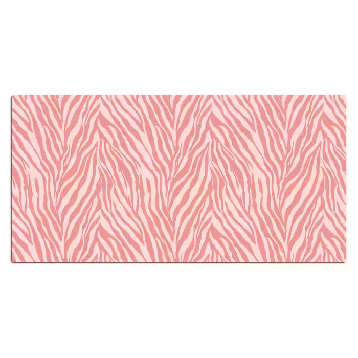 Bureau onderlegger - Zebra - Print - Roze