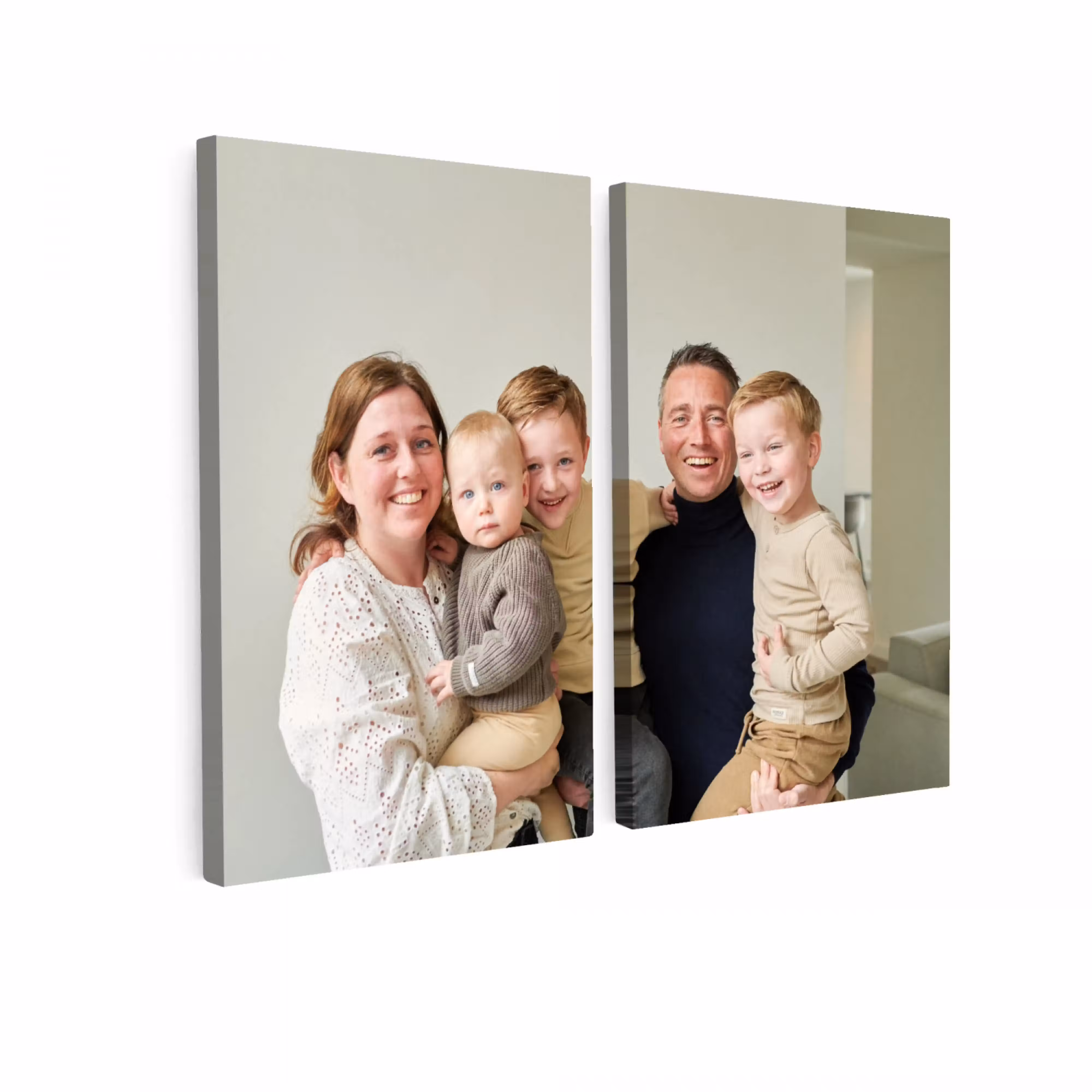 Canvas tweeluik - 80x60 cm (2 luiken van 40x60 cm)