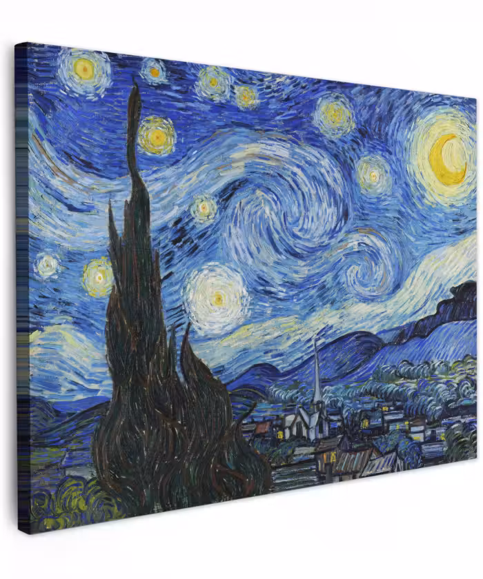 Canvas schilderij - De sterrennacht - Vincent van Gogh