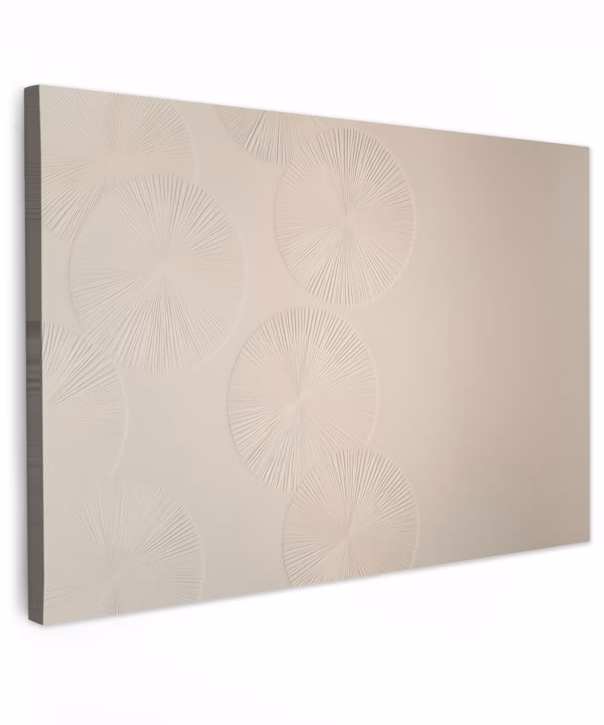 Canvas schilderij - Japandi - Beige - Modern
