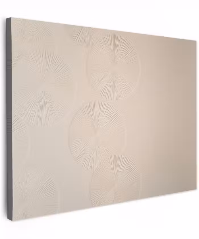 Canvas schilderij - Japandi - Beige - Modern
