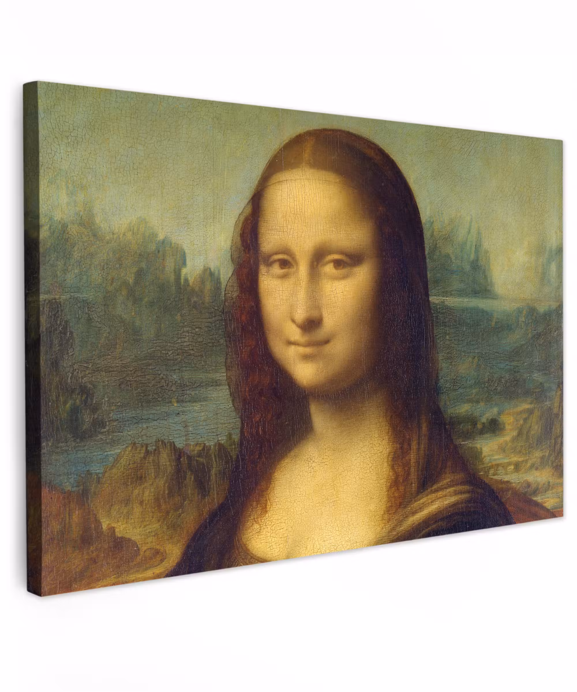 Canvas schilderij - Mona Lisa - Leonardo da Vinci