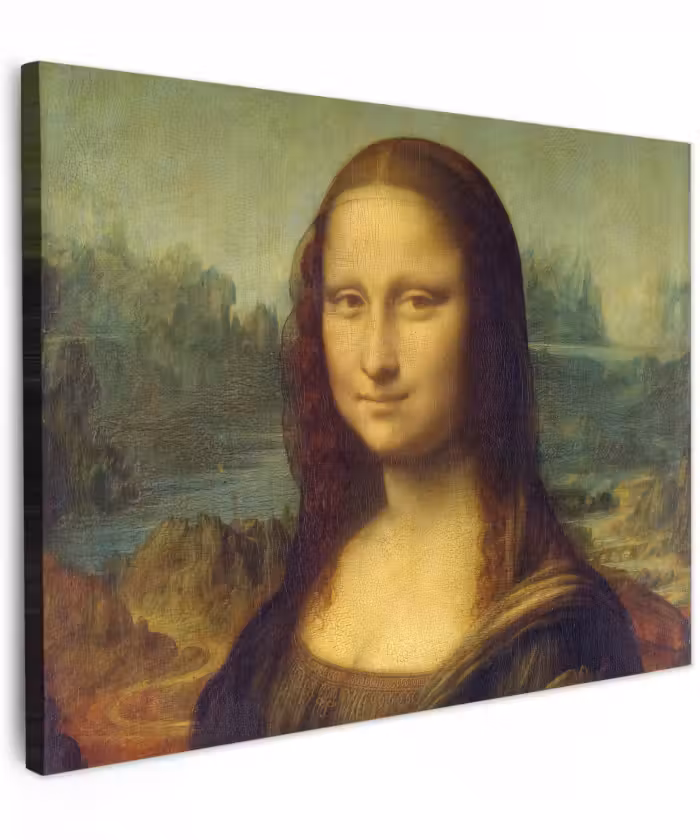 Canvas schilderij - Mona Lisa - Leonardo da Vinci