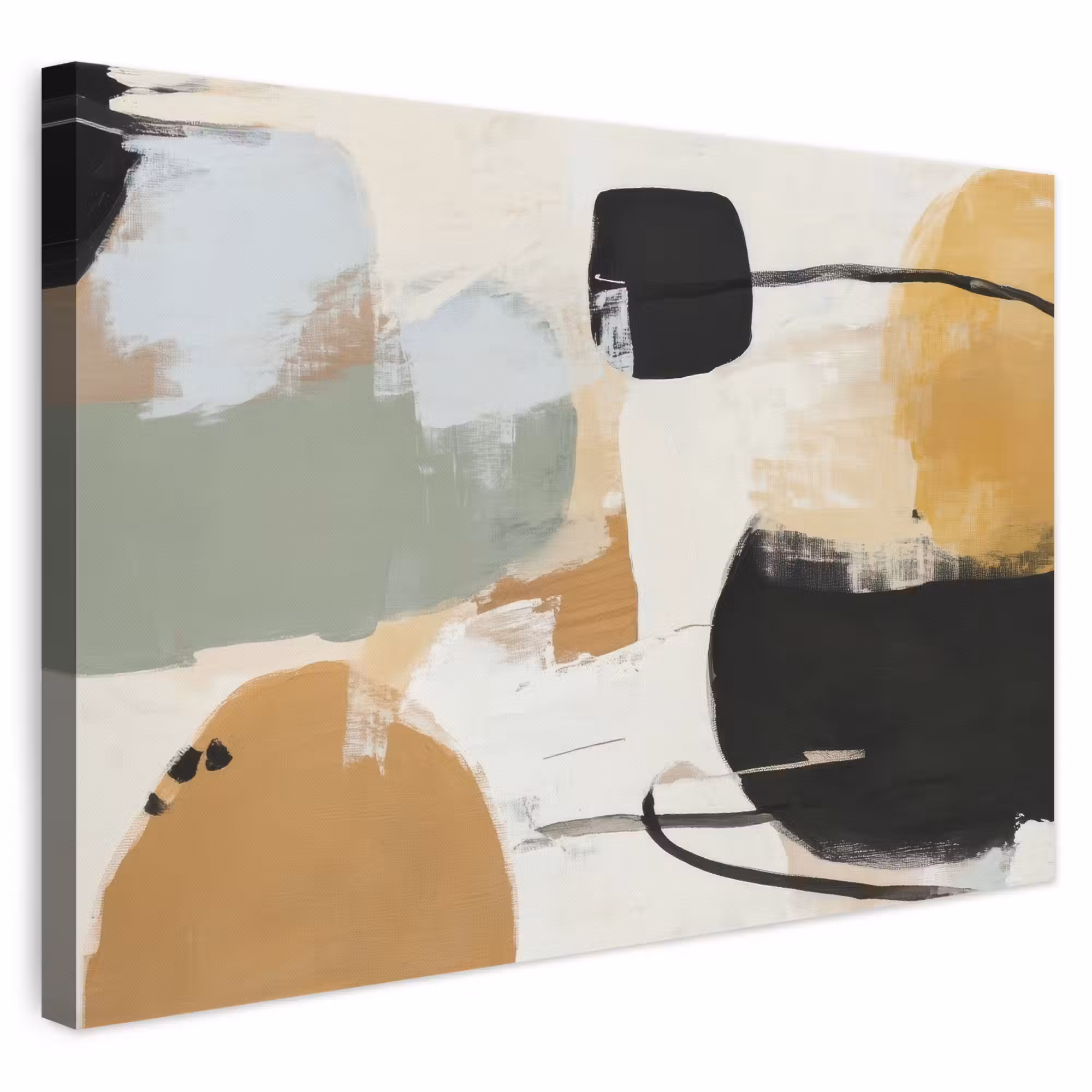 Canvas schilderij - Paint - Abstract - Kleuren