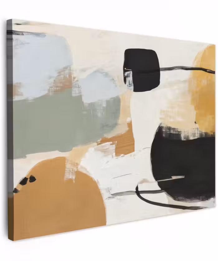 Canvas schilderij - Paint - Abstract - Kleuren