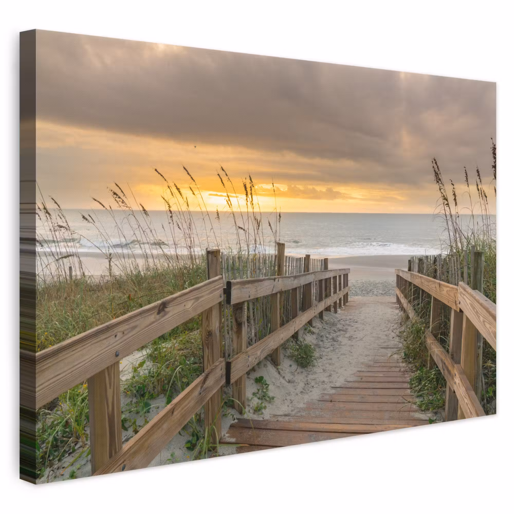 Canvas schilderij - Strand - Zee - Duin - Pad