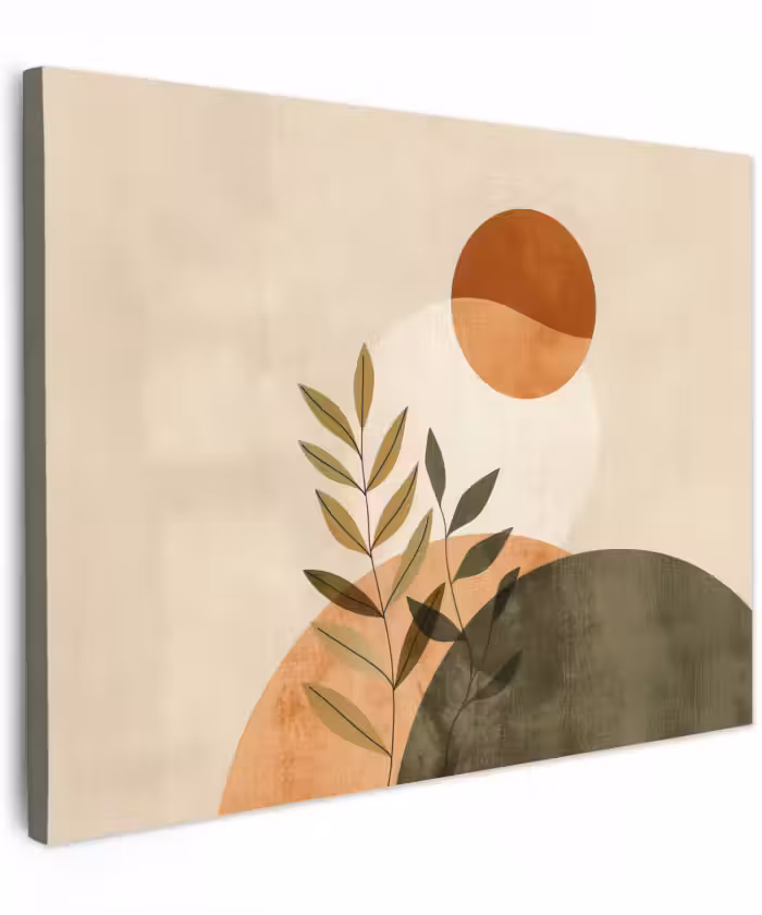 Canvas schilderij - Takken - Vormen - Abstract