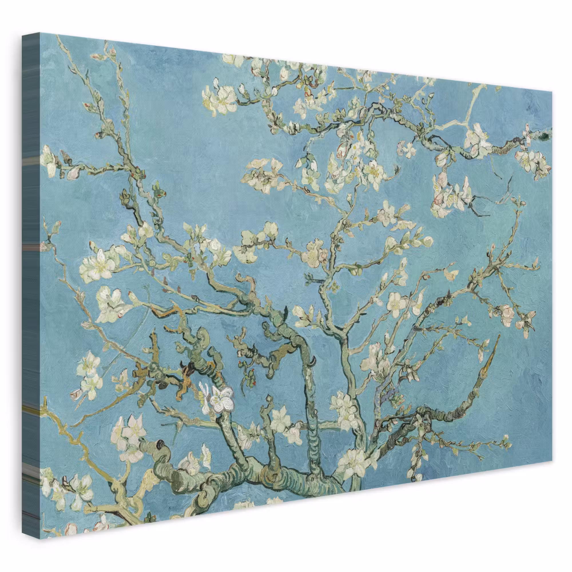 Canvas schilderij - Van Gogh - Amandelbloesem - Oude meesters - Kunst - Vintage