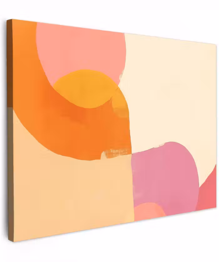 Canvas schilderij - Vormen - Abstract - Kleurrijk