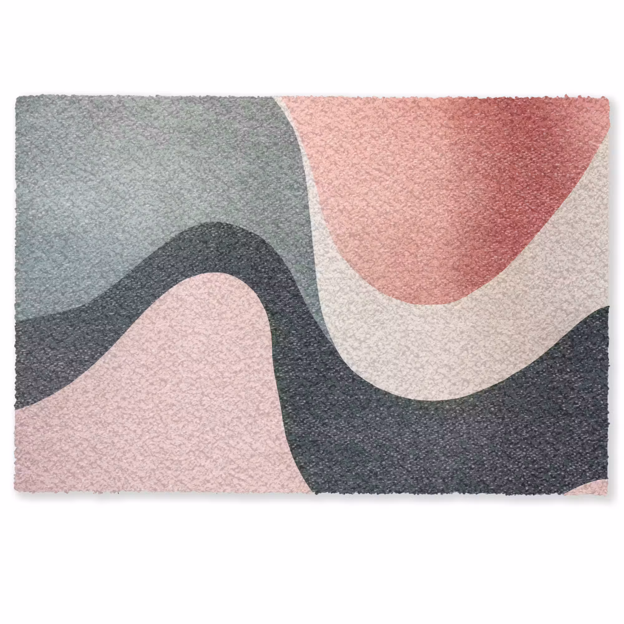 Deurmat - Abstract - Golven - Sierlijk - Roze