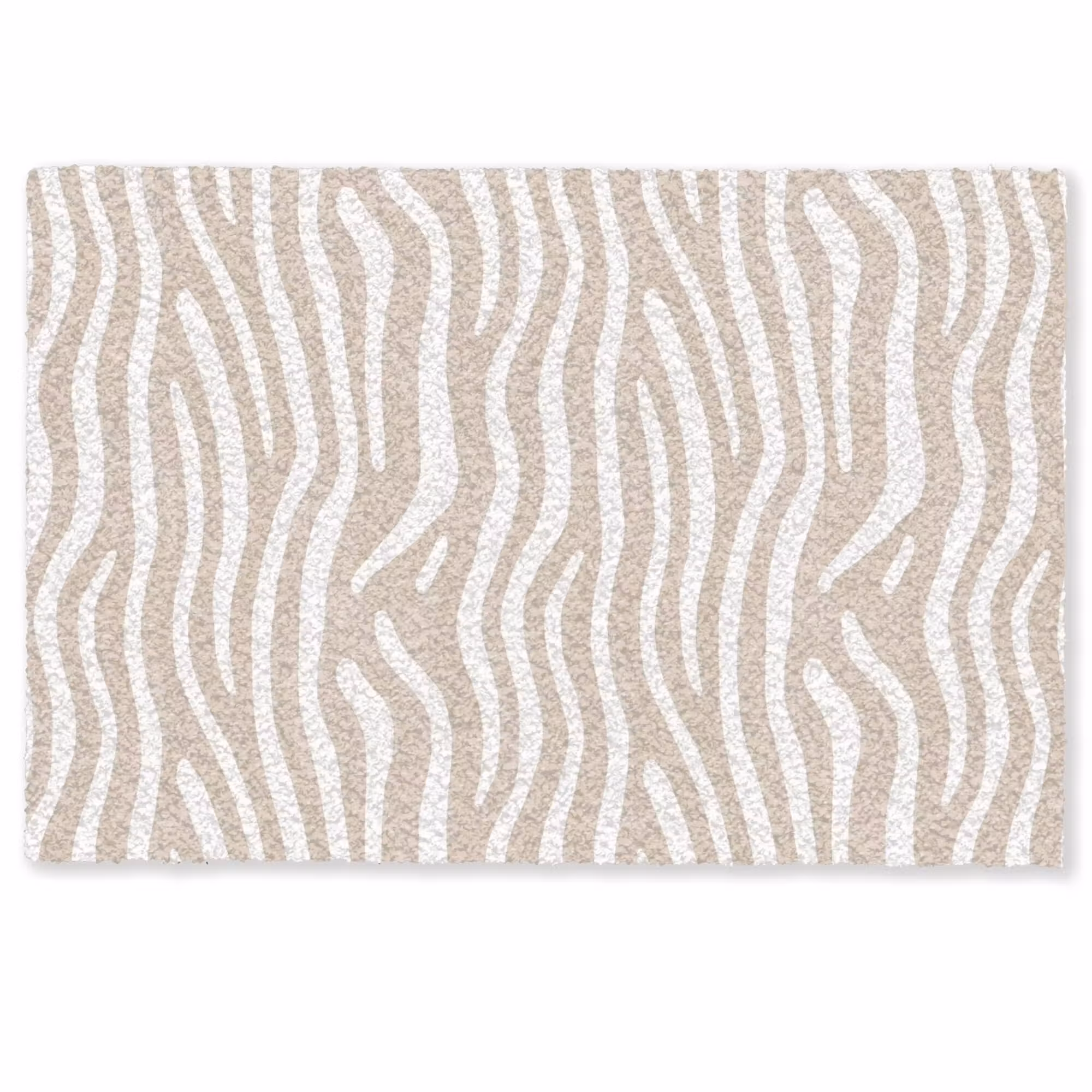 Deurmat - Abstract - Zebra - Beige