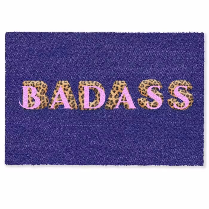 Deurmat - Badass - Panterpint - Schaduw - Roze