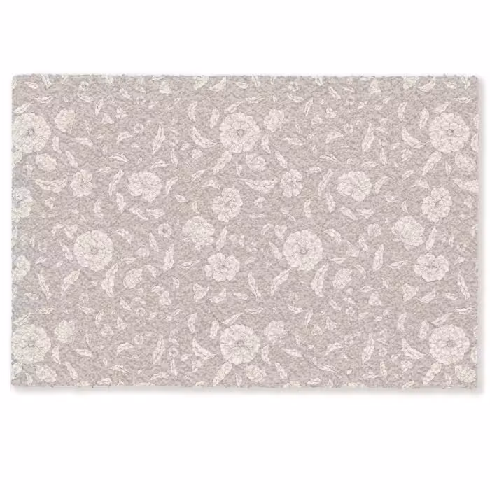 Deurmat - Bloemen - Blaadjes - Patroon