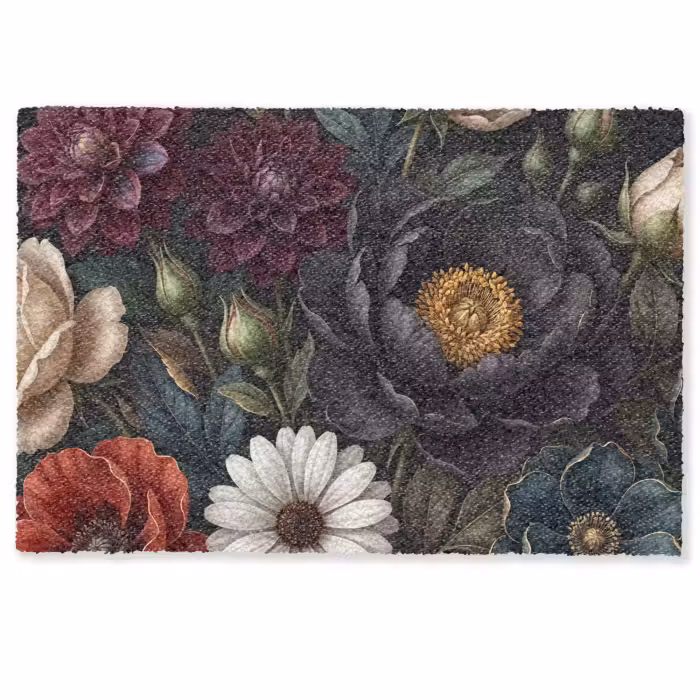 Deurmat - Bloemen - Boeket - Natuur - Klassiek - Weelderig