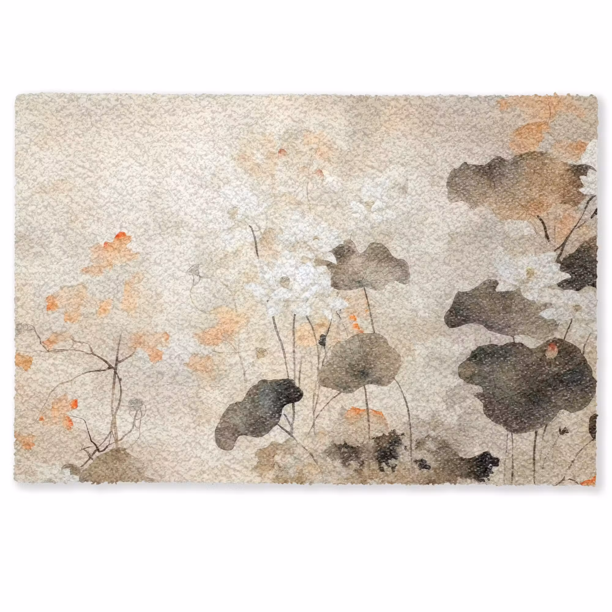 Deurmat - Bloemen - Japandi - Wabi sabi