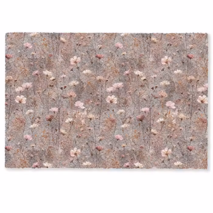 Deurmat - Bloemen - Wild - Pastel