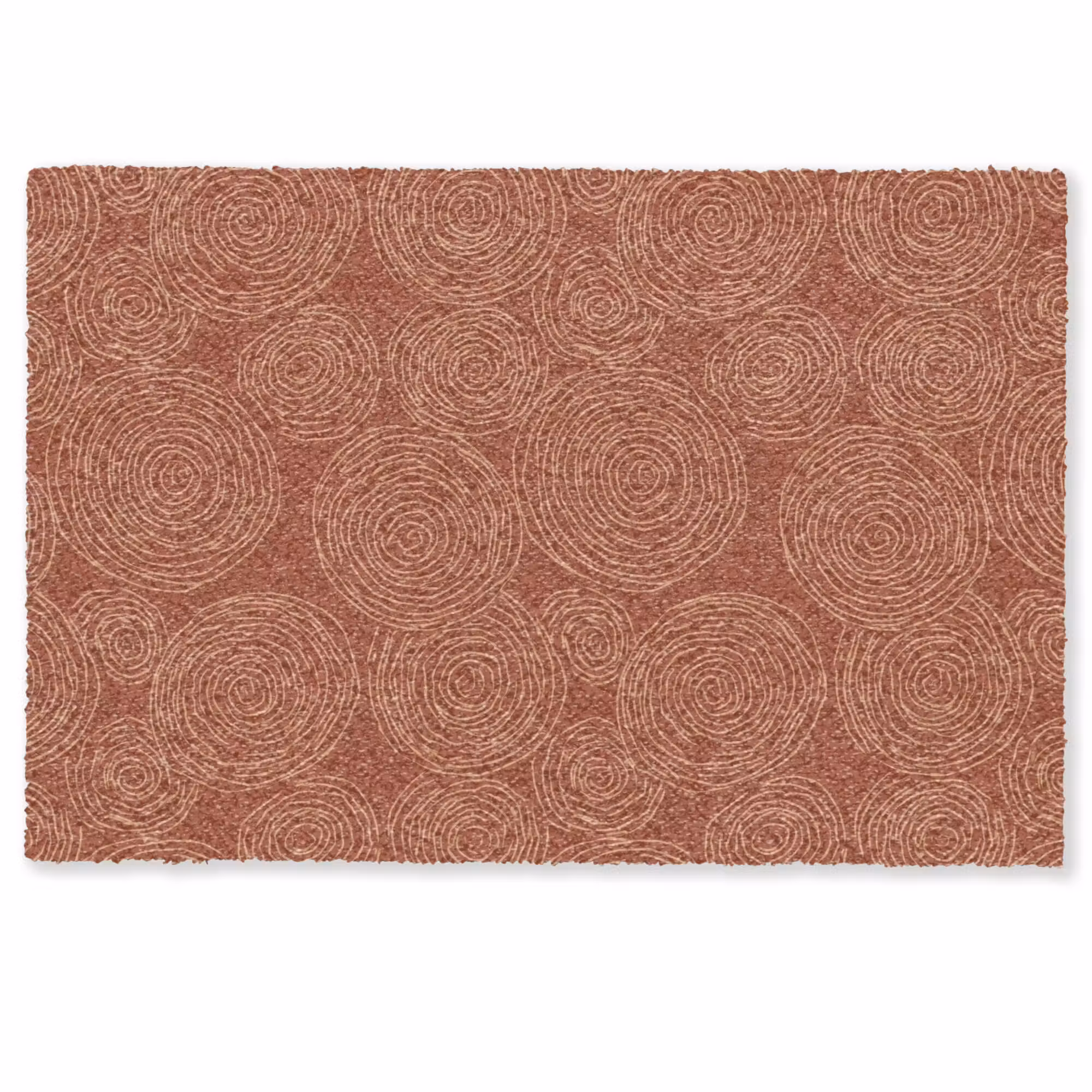 Deurmat - Cirkels - Abstract - Artistiek - Terracotta